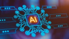 Artificial intelligence and machine learning concept