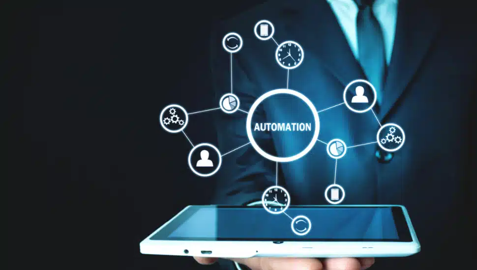 A graphic detailing automation.