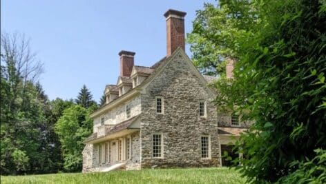 The Harriton House in Bryn Mawr, home to Charles Thomson, secretary of the Continental Congress.