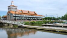 The Ridley Township Municipal Marina where you can find Stingers Waterfront.