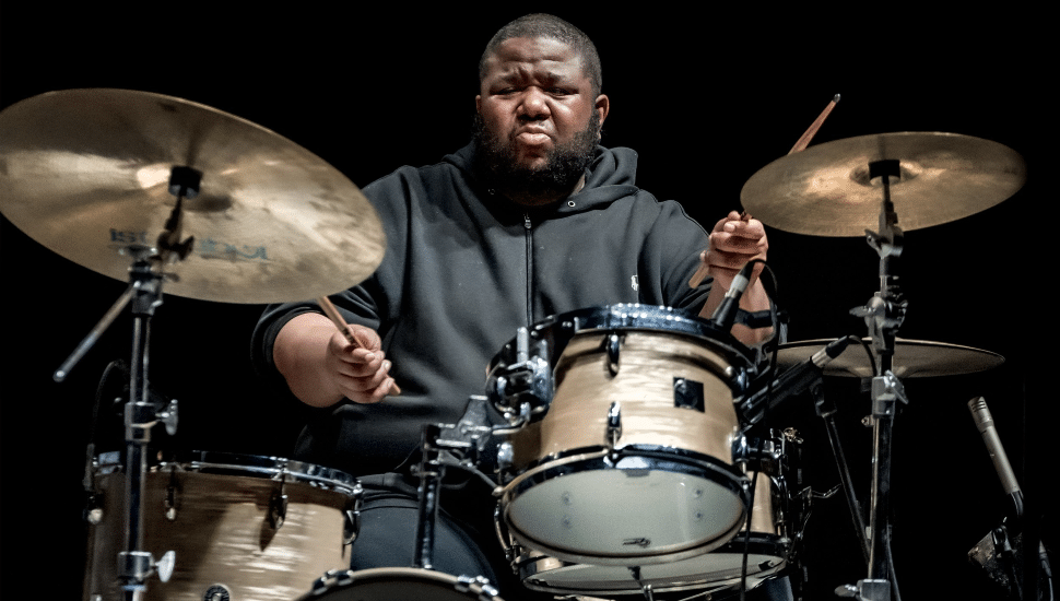 Tyshawn Sorey on drums