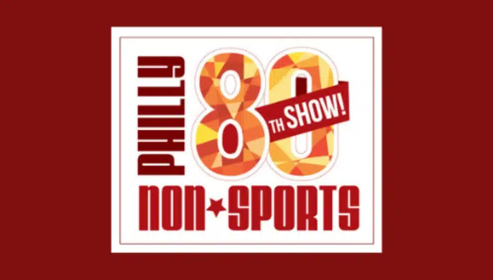 Graphic promoting the 80th Philly Non-Sports Card Show that will take place on May 18 and 19 at the Greater Philadelphia Expo Center in Oaks.