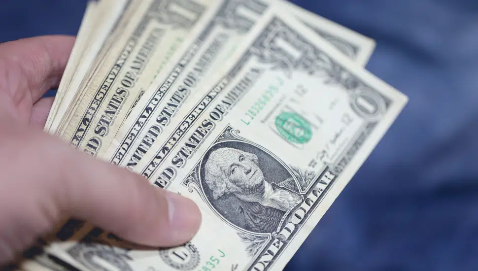 dollar bills