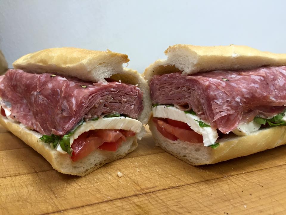 A hoagie from Pagano's in Drexel Hill stuffed with meats and cheeses
