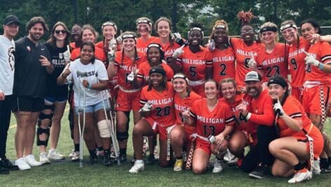 The Milligan University women’s flag football team took its first tournament win in school history, advancing to the NAIA women’s flag football finals.