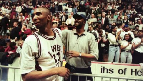 Lower Merion's Kobe Bryant in a game on March 23, 1996.