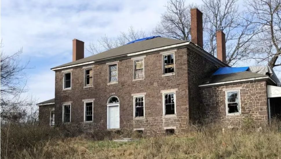 The 17-room 1834 summer mansion in Limerick, built by Philadelphia merchant John McClellan Hood.