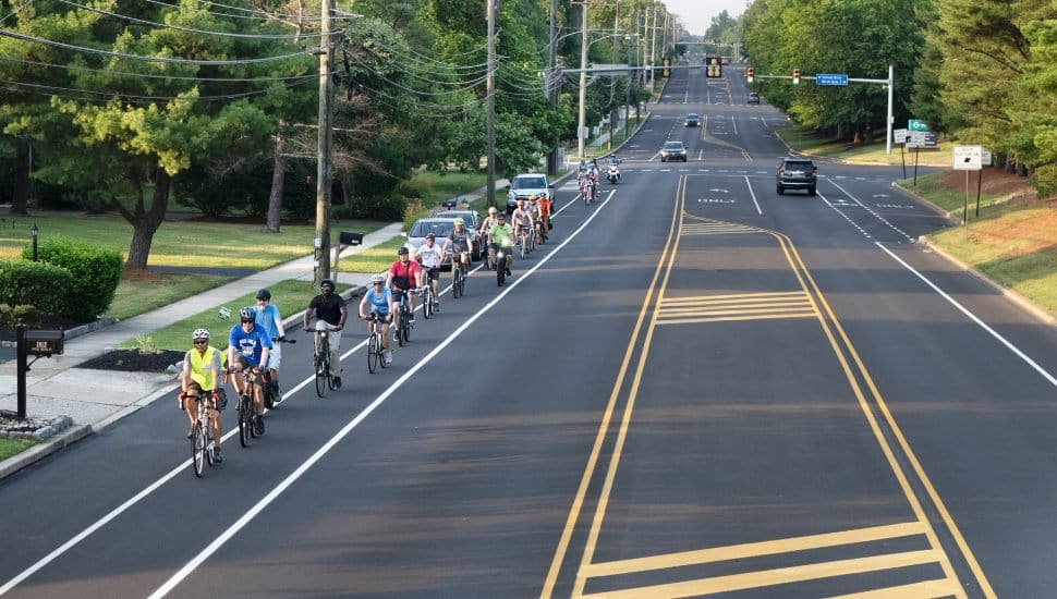 people biking in bike lanes