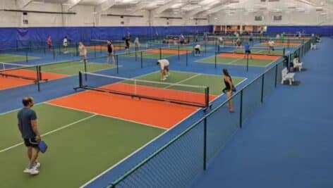 Pickleball courts operated by Dill Dinkers, owned by Andrew Wakefield.