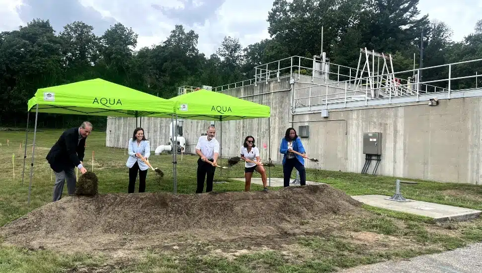 Aqua Pennsylvania Breaks Ground on Crum Creek Water Treatment Plant Improvement Project