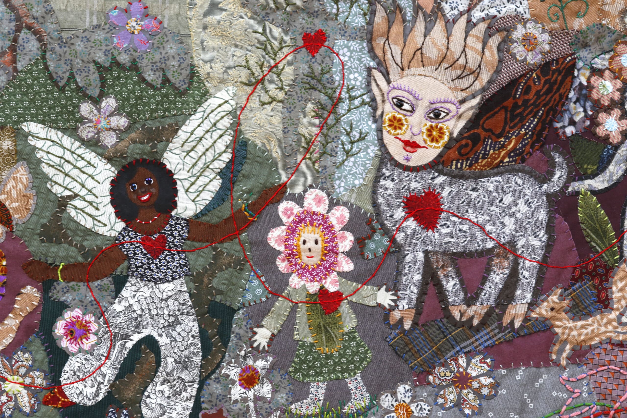Tribes quilt detail