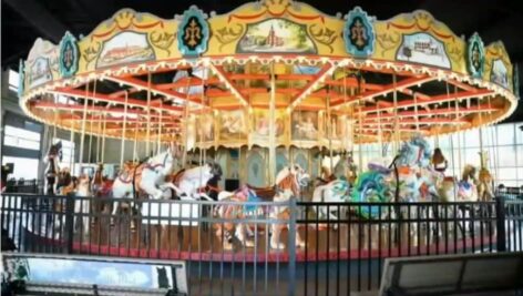 The newly-restored historic 1905 carousel in Pottstown.