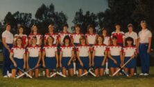 The U.S. women's national field hockey team from the 1984 Los Angeles Olympic Games.