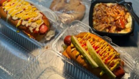 Some of the hot dog dishes available at Big Dogs in Trappe.