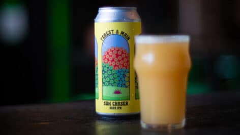 Sun Chaser IPA from Forest & Main Brewing Company,