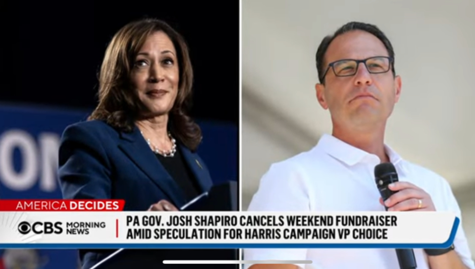 Kamala Harris and Josh Shapiro.