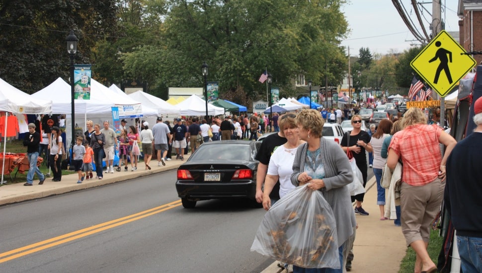 Skippack Village during October Craft Festival
