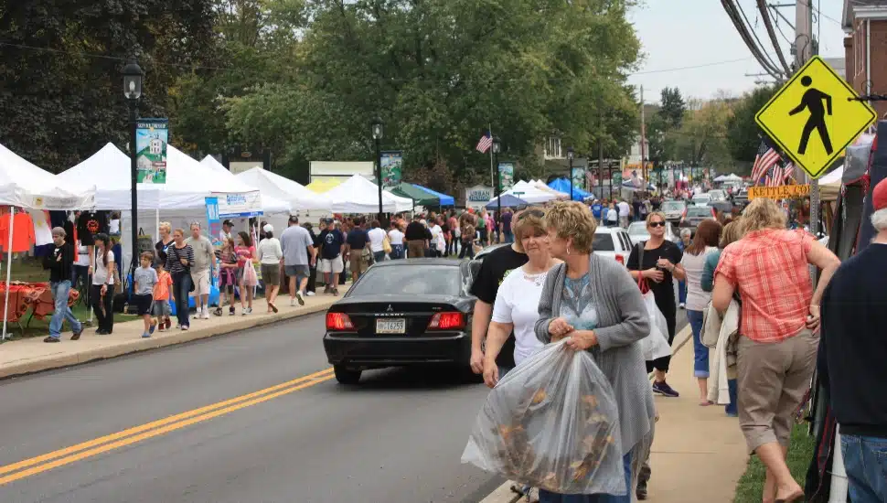 Skippack Village during October Craft Festival