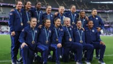 Ariana Ramsey (back row, second from the right) witht he Team USA women's rugby team.