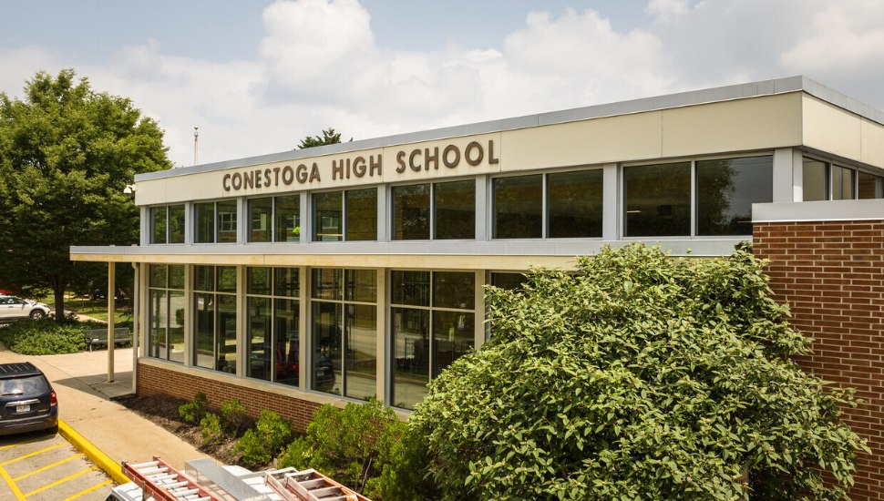 exterior of Conestoga High School.