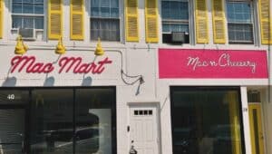 exterior of Mac Mart