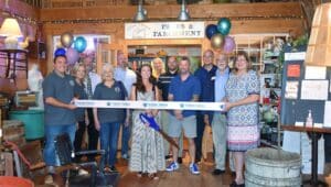 Pages and Parchment ribbon-cutting ceremony.