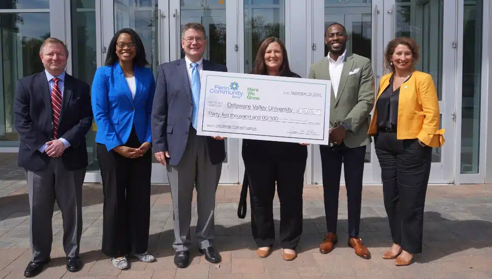 Penn Community Bank Commits $35,000 to DelVal, Helps to Ensure ‘All Students Have Opportunity to Succeed’