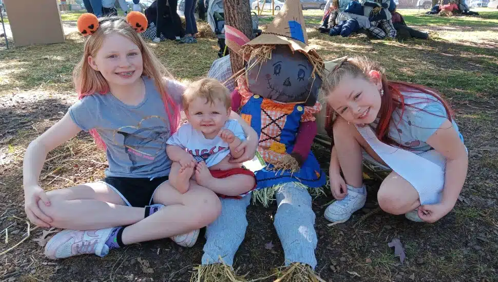 Kids at the Perkasie Fall Festival.