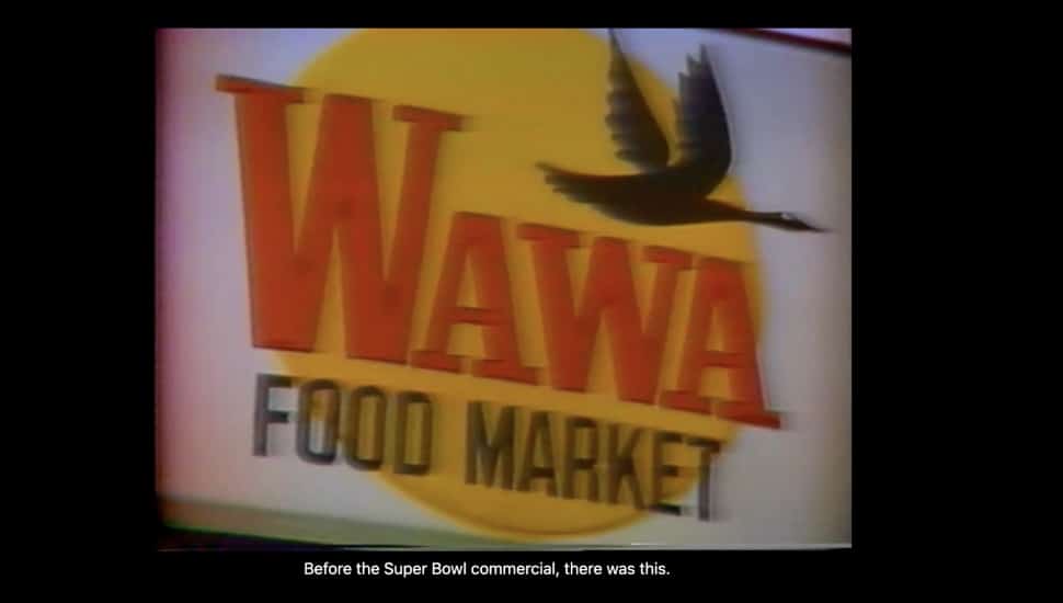 A still from a vintage Wawa commercial.