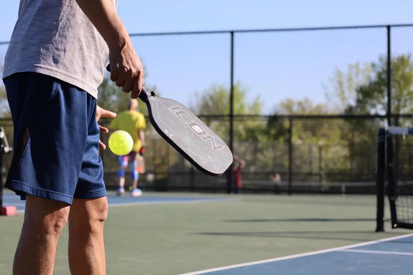 Pickleball player.