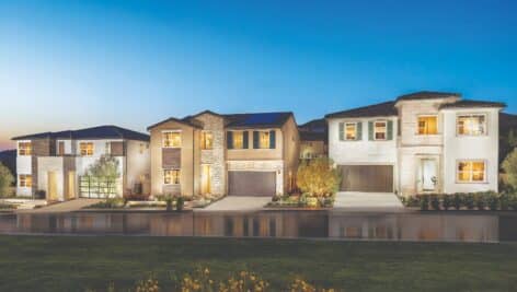 Toll Brothers solar-powered home.