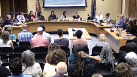 Lower Merion School Board meets over antisemitism training.