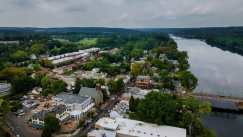 Aerial view of New Hope.