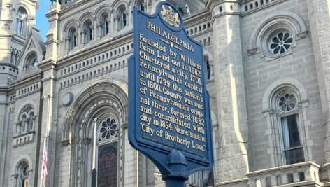 Philadelphia Historical marker