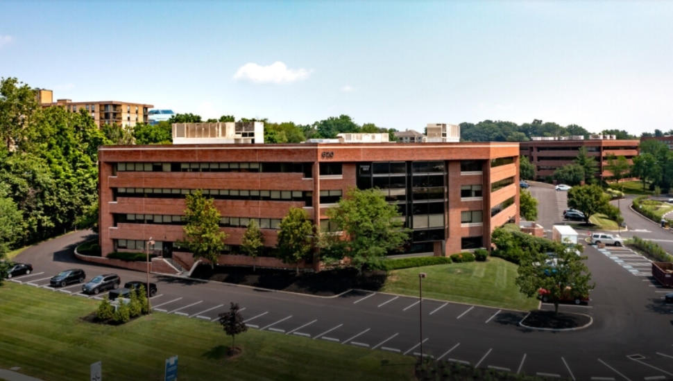 Aerial view of the Plymouth Meeting Executive Complex.