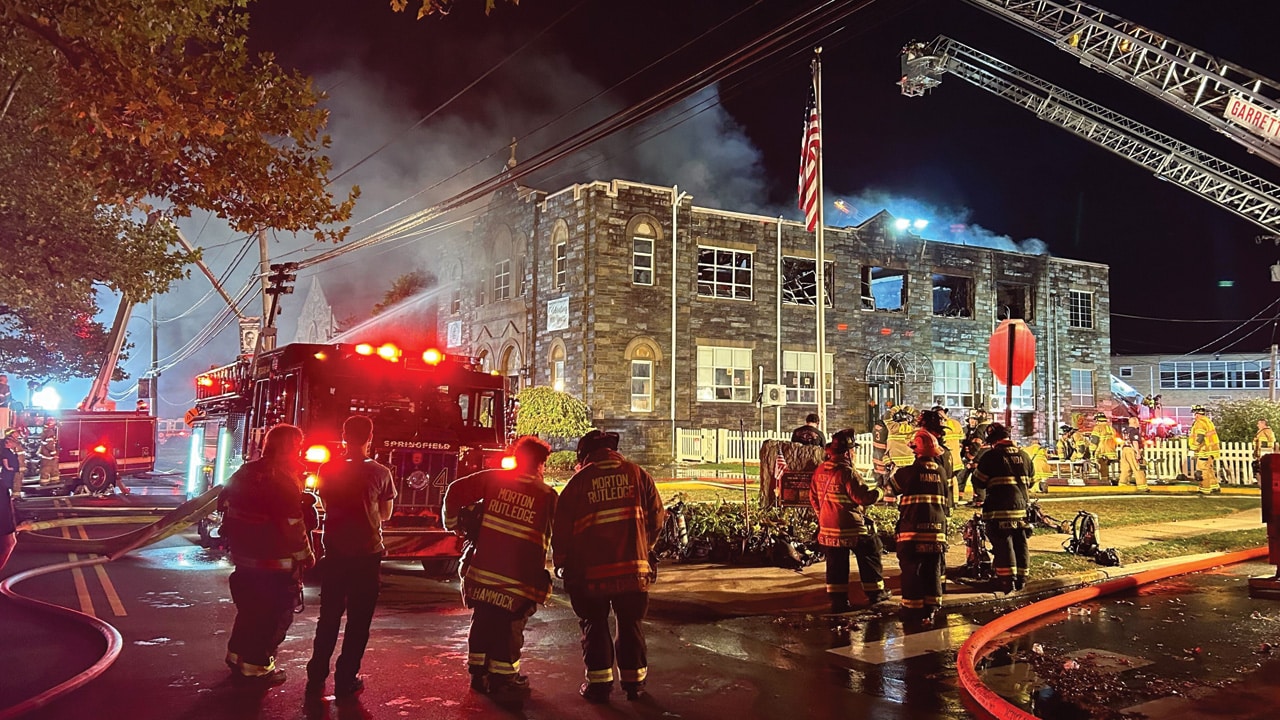 Fire Guts Historic St. Francis of Assisi School in Springfield