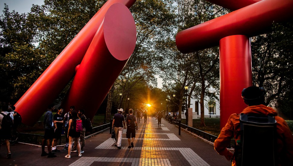 A walk through campus at the University of Pennsylvania.