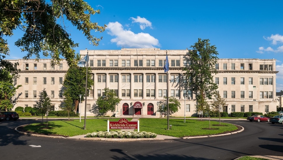 The front of Kirkbride Center.