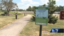 Pennsylvania Turnpike pollinator habitats sign