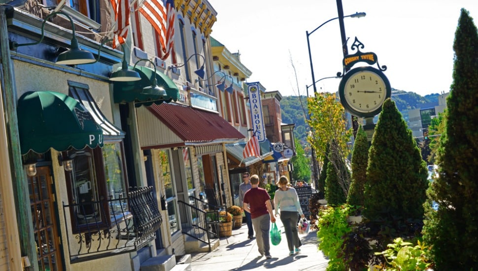 A look at storefronts on Fayette street in Conshohocken.