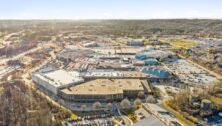 Aerial view of Exton Square Mall.