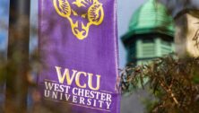 West Chester University flag.