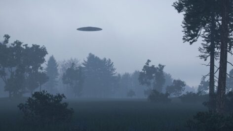 A UFO in the fog.