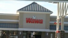 Facade of new Wawa set to open in Warrington.