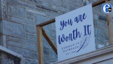 Pantry sign that reads "You Are Worth It."