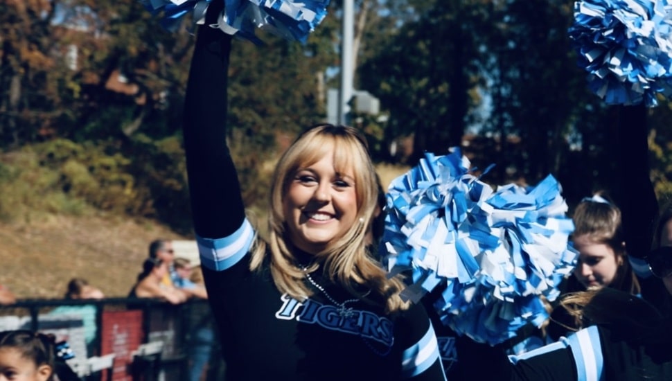 college cheerleader