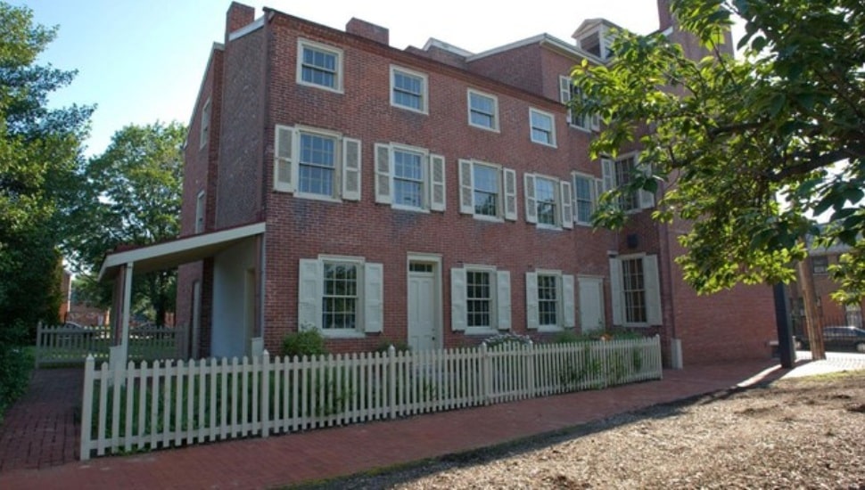 Edgar Allan Poe's historic house.