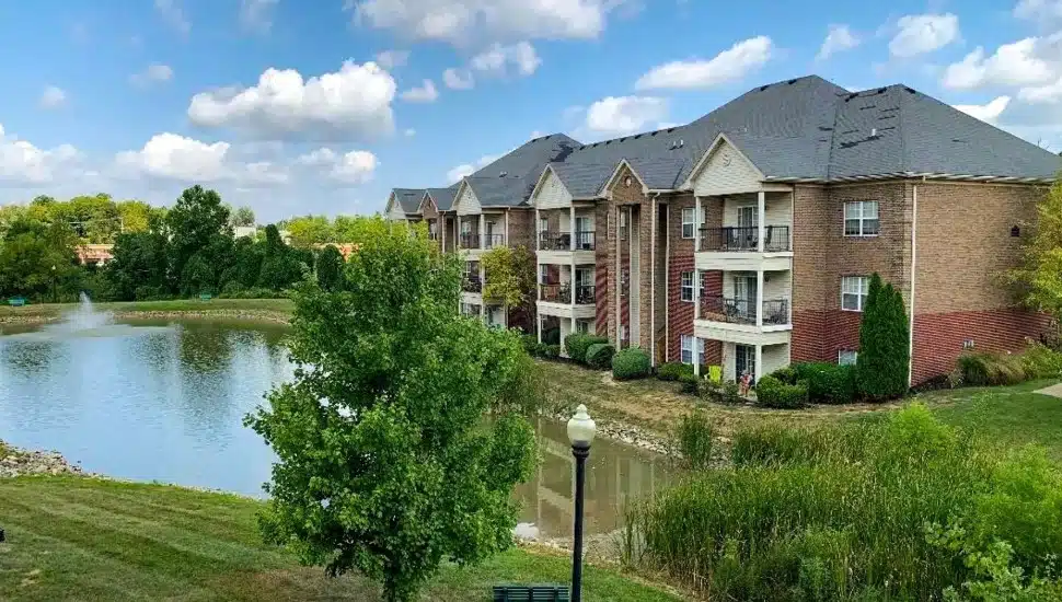 Outside of the new Morgan Properties acquisition, Blankenbaker Crossings in Louisville, Kentucky.
