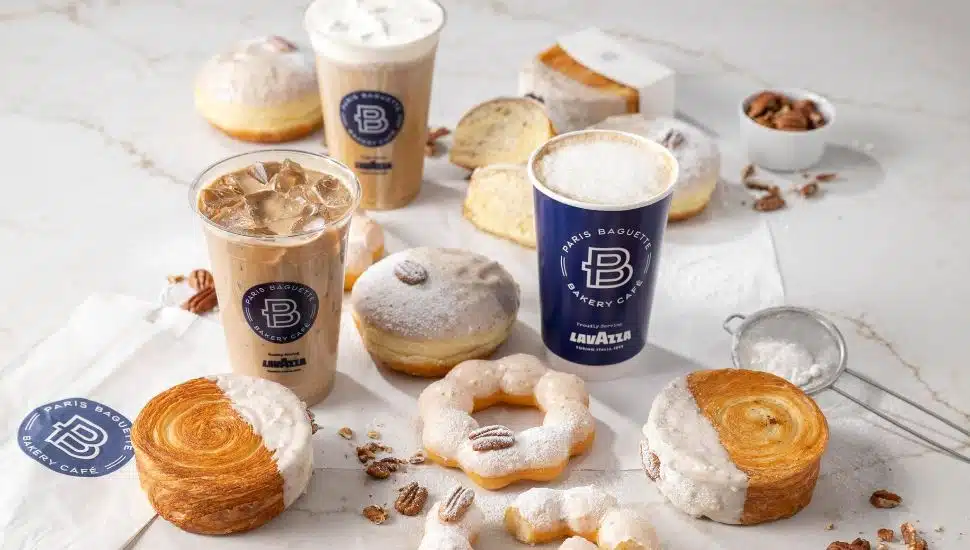 Paris Baguette food and drinks.