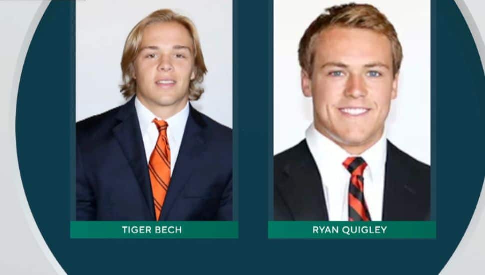 Tiger Bech and Ryan Quigley.